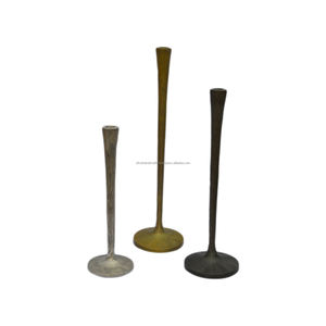 Soporte de vela con acabado pintado a mano, de Metal sólido candelabro, decoración de cena y boda para casa, Villa, interior, acentos para el hogar - Product Image 2