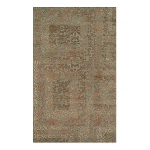 最佳质量地毯AJ 01雾骆驼手簇绒流行设计地板地毯印度制造商