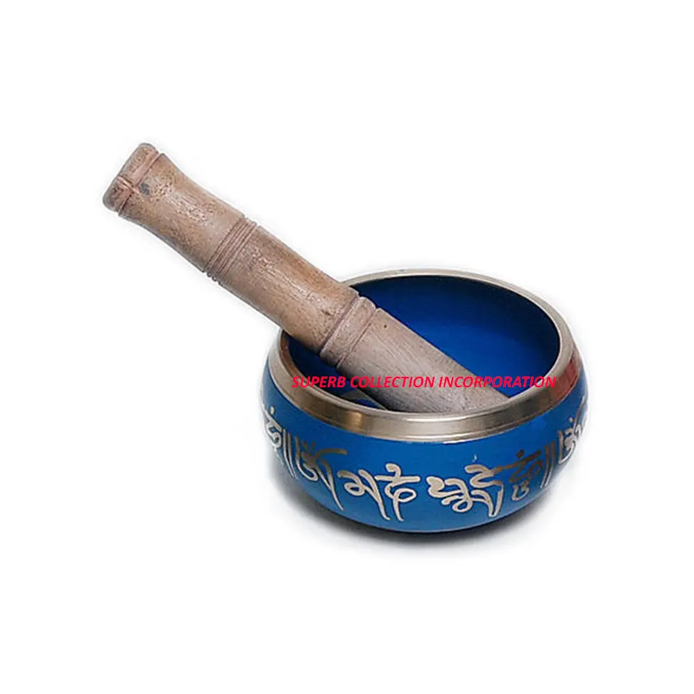 Bol de chant en Bronze, Chakra bleu ciel coréen, tibétain, ancien Design Vintage, vente tendance, de haute qualité