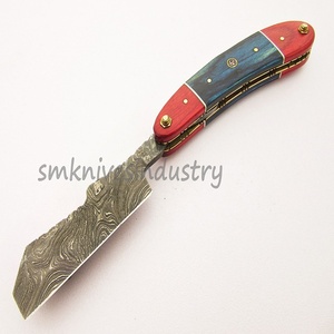 Maquinilla de afeitar recta de Damasco, hecha a mano, con mango de hueso de camello (Smk1286) - Product Image 3