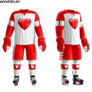 2025 barato fabricación al por mayor diseño OEM su propio portero uniformes de hockey Universitario Conjunto de 2 piezas - Product Image 6