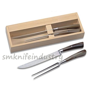 Ensemble de couteaux à Steak fait à la main, en acier inoxydable de 02 pièces (smk263) - Product Image 5