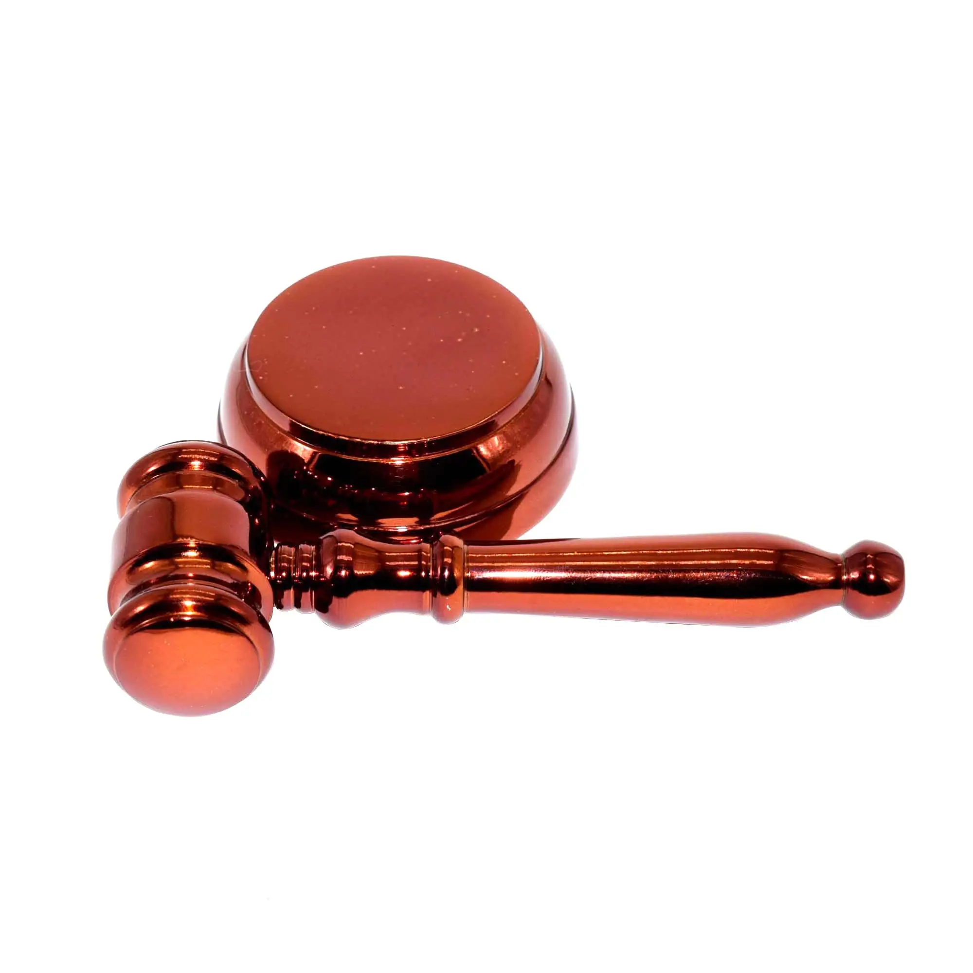 弁護士裁判官のための小槌とブロックハンマー法槌ハンマーアルミニウム光沢銅フォークアートで作られたパーソナライズされた手工芸品金属