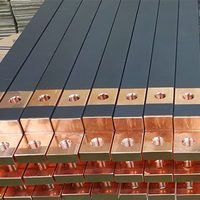 Barres de distribution isolées les plus vendues, sur mesure, différents modèles et designs, soudables et brasables, pureté du cuivre 99,90%, couleur cuivre