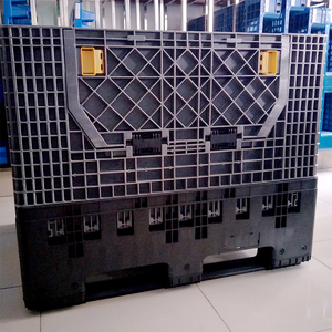 Nhiệm Vụ Nặng Nề Bền Công Nghiệp Nhựa Pallet Hộp Nhựa Gấp Hộp Thùng Đóng Mở Số Lượng Lớn Pallet Container Với Nắp - Product Image 6