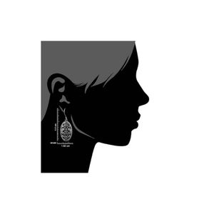 แฮนด์เมดออกแบบสไตลิสที่งดงาม92.5เงินสเตอร์ลิงต่างหูรูปไข่การออกแบบเครื่องประดับสำหรับผู้หญิงสาวขายส่งในราคาถูก - Product Image 2