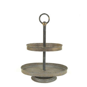 Soporte para servir pasteles de metal de varios niveles, servidor de pasteles redondo chapado en oro a bajo precio para bodas y decoración del hogar al mejor precio - Product Image 5