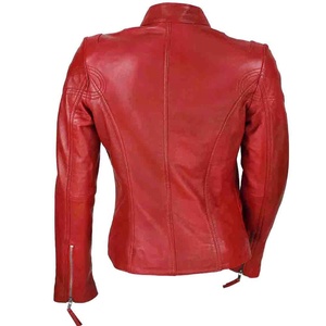 Winter Custom 2022 Ladies PIHA SPORTS Windproof Quick Dry <b>Classic</b> Biker Fashion Style Motorcycle Jacket with V-neck Collar - Product Image 3