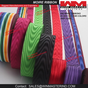 เหรียญพิธีการที่กำหนดเอง,ริบบิ้นลายคลื่นเครื่องราชกกุธภัณฑ์ Masonic Moire Water Mark Medal Drapes Ribbon