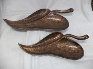 Trang trí rèn đầy đủ kim loại phục vụ khay Antique Wedding party đồ dùng nhà bếp vòng hình dạng màu bạc với xử lý - Product Image 2