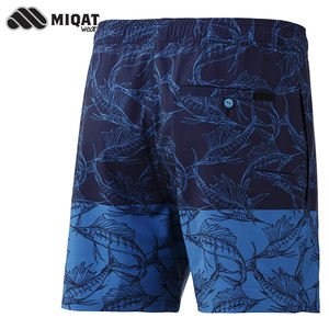 Short de bain à taille élastique et à séchage rapide de 5.5 pouces pour hommes, short de pêche en plein air personnalisé en gros - Product Image 2