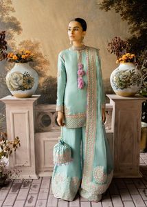 Chemisier en velours et soie, nouvelle collection, broderie, travail, perle, pour mariée, lehenga, choli, vente en gros - Product Image 3