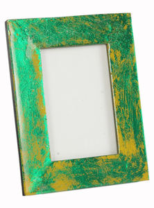 Marco de madera de dos tonos, acabado de piedra brillante, verde - Product Image 5