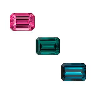 7X9mm Octagon Cut Natural MULTI TOURMALINE Precio al por mayor Piedra preciosa suelta facetada de alta calidad NATURAL MULTI TOURMALINE - Product Image 1