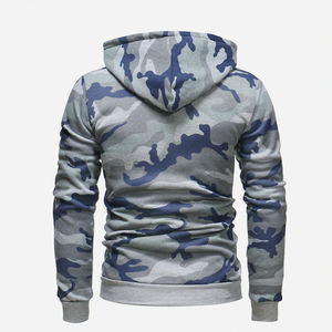Sweat à capuche d'hiver surdimensionné et élégant en molleton pour hommes, personnalisé avec toile et décoration d'appliques, nouveau sweat à capuche personnalisable pour hommes - Product Image 4