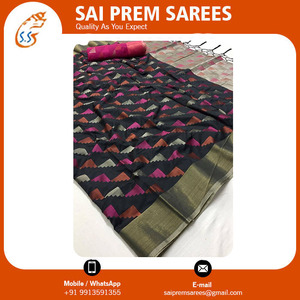 OEM fornire Sari <span class=keywords><strong>da</strong></span> <span class=keywords><strong>donna</strong></span> in morbida seta di cotone etnico Sari per adulti per occasioni speciali per matrimoni <span class=keywords><strong>abbigliamento</strong></span> indiano pakistano - Product Image 3