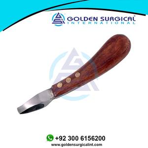 Couteau à sabot ovale équin outils de coupe de sabot de bétail lame de coupe de pied de taureau tranchant tondeuse laitière - Product Image 5