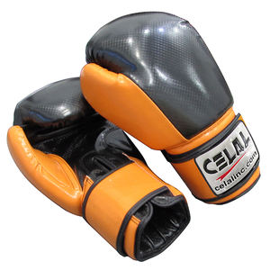 Guantes de boxeo de piel sintética personalizados, de alta calidad, con Logo personalizado - Product Image 4