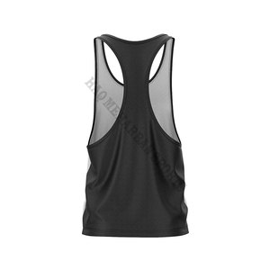 Camiseta sin mangas de culturismo para hombre, con Logo personalizado, pistola de algodón XXL, OEM, antiestilo - Product Image 6