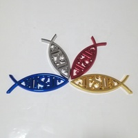 Badges de voiture JESUS, emblèmes de voiture POISSON et autocollants de voiture Jésus