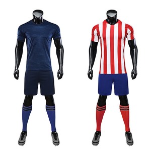 Kits de entrenamiento de fútbol americano unisex hechos a medida, conjuntos de camisetas de tamaño XL, patrón de números lisos, logotipo impreso de algodón y poliéster - Product Image 5