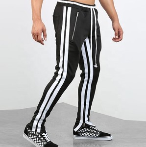 กางเกงติดตามการออกแบบโพลีเอสเตอร์ลายผู้ชายมาใหม่พร้อมกระเป๋าซิป - Product Image 4