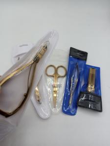 Cortacutículas de acero inoxidable para uñas, herramienta profesional de calidad con logotipo personalizado, de plasma dorado, al por mayor - Product Image 6