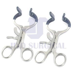Retractor de mordaza de boca Molt de 3,5 ", instrumento quirúrgico de acero inoxidable para procedimientos orales y dentales, abridor de boca de retención automática - Product Image 1