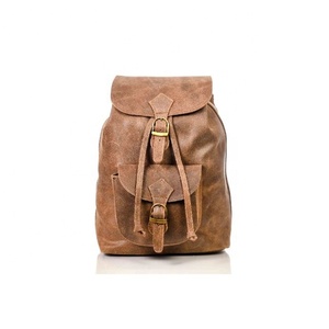 LW 2024 Summer Vintage Dress Rock Bohemian Fashion Genuine Leather Shoulder <b>Backpack</b> Geometric Handmade Brands Genuine Leather - Product Image 1