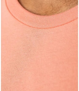 T-shirt à manches courtes pour homme, col rond, coupe classique, jersey uni décontracté, 100% coton, design simple - Product Image 3