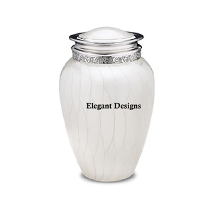 Affordable <b>Funeral</b> <b>Supplies</b> Metal Urn High Quality Handmade Designer Cremation Urn Hot Selling Luxury Cremation Urn From India - Product Image 4