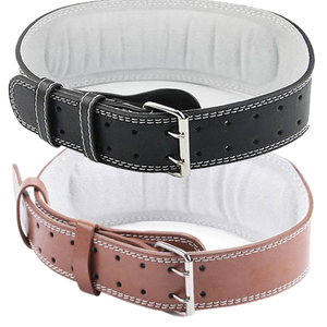 Nouvelle arrivée, ceinture en cuir de vache véritable unisexe sur mesure pour l'haltérophilie, vente chaude, forme droite pour unisexe - Product Image 3