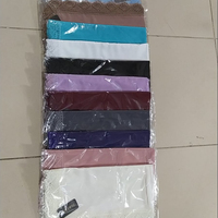 Foulard Châle Musulman Turc en Mousseline de Coton pour Femme, Couvre-Chef Instantané Plissé, Hijab Turque pour Femme Musulmane