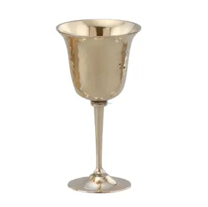 Indian Made Pure Brass Water Drinking Glasses With Polish Finished Wholesale Metal Beer Glasses