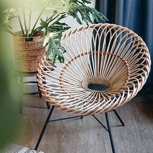 Hot Trend <b>Outdoor</b> <b>Rattan</b> Round <b>Chair</b> Unique Handmade Durable From Vietnam - Product Image 1