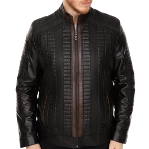 High Street hommes vestes en cuir véritable respirant vêtements de sport imperméables pour adultes personnalisable équipement de cyclisme hiver taille XL - Product Image 1