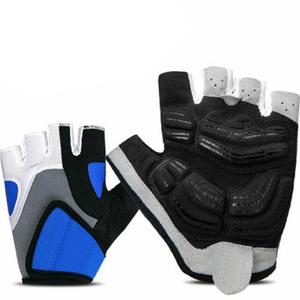 High Quality Half <b>Finger</b> Spandex Microfiber Breathable Non-Slip Unisex Driven Cycling Gloves for Winter <b>Bike</b> Motorcycle Use - Product Image 3