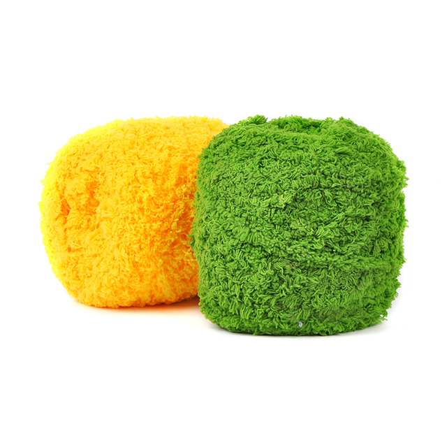 100% пряжа поли пышная Пряжа Детская Мягкая Коралловая флисовая пряжа для вязания шарфа шапки одеяла