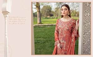 Trajes de Fiesta de Chifón de Alta Calidad para Mujer, Estilo Indio y Pakistaní, de Venta Caliente, de India y Pakistán - Product Image 4