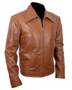 Chaqueta de Cuero Genuino Wolverine para Hombre, Impermeable, Resistente al Viento, Estilo Vintage, 100% Piel de Oveja/Cordero, Tallas XS a XXXXL - Product Image 3