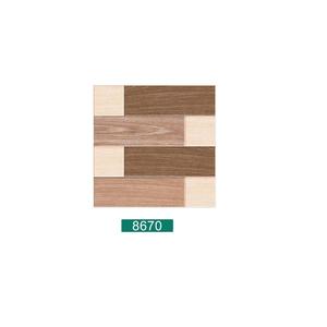 Zig-zac design décoratif en bois texture carreaux de sol en porcelaine 40x40cm - Product Image 3