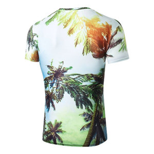 T-Shirt 100% coton à motifs personnalisés, pour hommes, col rond, estival et personnalisé - Product Image 2