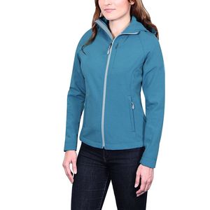 Chaqueta de invierno de concha blanda resistente al agua de talla XL para mujer, soporte bordado de piel de oveja, nailon transpirable para exteriores a prueba de viento - Product Image 6