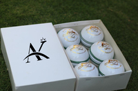 Balles de cricket en cuir blanc faites à la main AK International 156g Ensemble de 4 pièces Fabriqué au Pakistan Modèle AKW0023