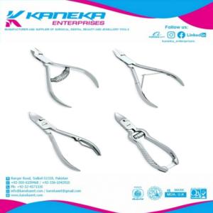 Juego de cortaúñas de acero inoxidable recubierto de medio oro al por mayor de alta calidad empujador de uñas encarnadas para dedos - Product Image 2