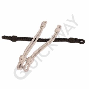 Custom White and Black Bullion CAP Cord Accessories Personal Defense <b>Equipment</b> for Ceremonial <b>Officers</b> - Product Image 1