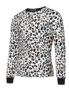 Vêtements décontractés de haute qualité Fitness porte des conceptions personnalisées et logo t-shirt imprimé léopard à manches longues - Product Image 2