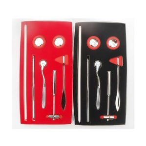 Martillo de reflejos de acero inoxidable manual de 20cm para pruebas de reflejos superficiales/cutáneos - Product Image 5