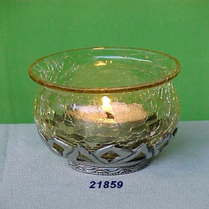 Support votif en verre transparent fini Antique de haute qualité pour la décoration de la maison pour l'éclairage de Noël Utilisation intérieure - Product Image 1