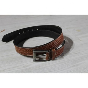 LW Trendy 2024 Fashion Customizable Men's High Quality Genuine Cow Hide Leather <b>Belt</b> Copper Buckle Casual Male Jeans <b>Accessory</b> - Product Image 4